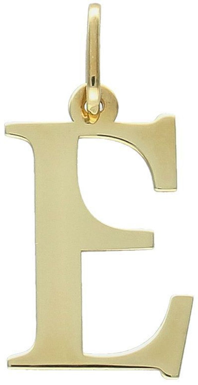 Złota zawieszka Literka E 2cm  Wisiorek został wykonany z najwyższej jakości złota próby 585. Złoto to jeden z najpopularniejszych kruszców, cenione przez kobiety na całym świecie1.jpg